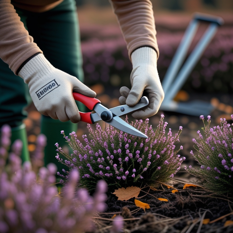 Krótkie przycinanie dla gęstszych wrzosów