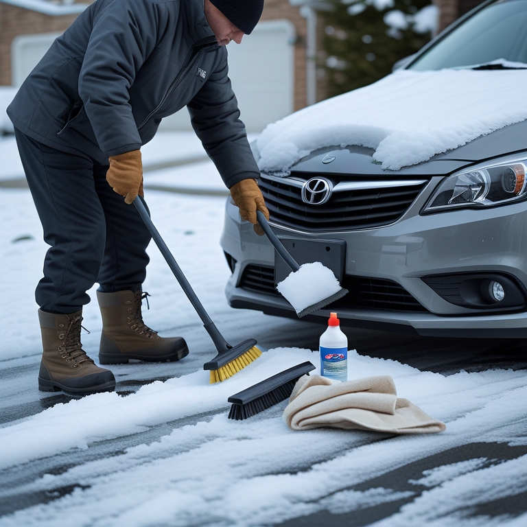 Skuteczne rozmrażanie lusterek i wycieraczek bez uszkodzenia gumy